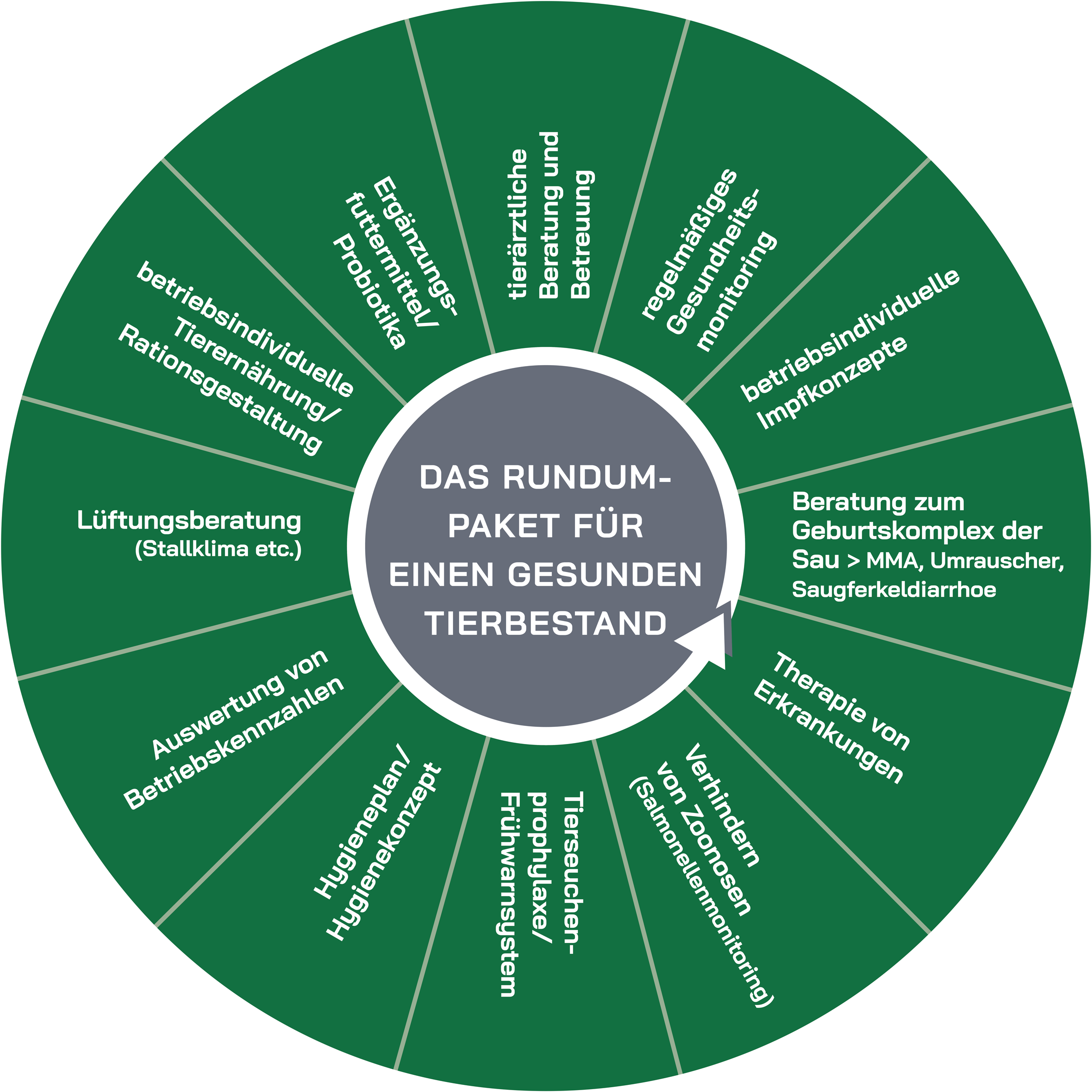 Tierärztliche Gemeinschaftspraxis Leistungsrad gesunder Tierbestand Geflügel